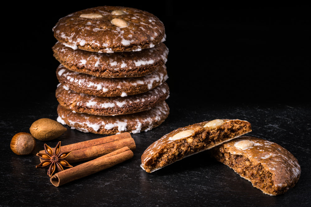 Allerfeinste Elisenlebkuchen glutenfrei zuckerglasiert