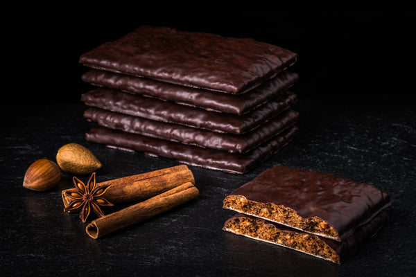 Haselnuss Elisenlebkuchen schokoliert
